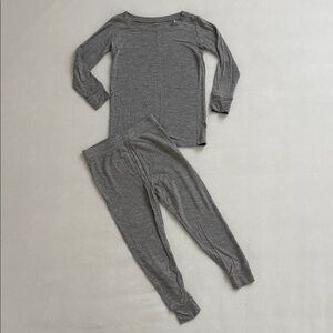 Little Sleepies Light Gray Pajama Set Size 18-24 Months